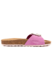 billowy Leren slippers roze