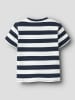name it Shirt "Milan" in Dunkelblau/ Weiß