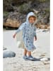 Lässig Strandponcho "Crocodile" in Hellblau - (L)60 x (B)60 cm