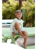 Lässig Badeshorts in Khaki/ Creme