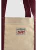 Levi's Stoffen tas beige/bordeaux/donkerblauw - (B)43 x (H)30 x (D)15 cm