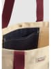 Levi's Stofftasche in Beige/ Bordeaux/ Dunkelblau - (B)43 x (H)30 x (T)15 cm