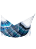 Vivereeurope Dubbele hangmat blauw/donkerblauw - (L)385 x (B)165 cm