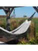 Vivereeurope Dubbele hangmat wit/zwart - (L)385 x (B)170 cm