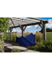 Vivereeurope Podwójny hamak w kolorze niebieskim - 366 x 137 cm