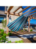 Vivereeurope Doppelhängematte in Dunkelblau/ Hellblau - (L)366 x (B)137 cm