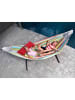 Vivereeurope Hangmat met frame meerkleurig/antraciet - (B)250 x (H)104 x (D)109 cm