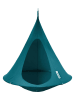 Vivereeurope Dziecięcy fotel wiszący "Cacoon" w kolorze morskim - wys. 120 x Ø 120 cm