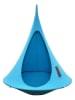 Vivereeurope Dziecięcy fotel wiszący "Cacoon" w kolorze turkusowym - wys. 120 x Ø 120 cm