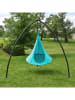 Vivereeurope Kinderhangstoel ''Cacoon'' turquoise - (H)120 x Ø 120 cm
