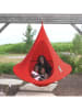 Vivereeurope Doppelhängesessel ''Cacoon'' in Rot - (H)180 x Ø 180 cm
