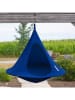 Vivereeurope Podwójny fotel wiszący "Cacoon" w kolorze granatowym - wys. 180 x Ø 180 cm
