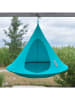 Vivereeurope Doppelhängesessel ''Cacoon'' in Türkis - (H)180 x Ø 180 cm