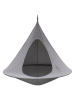 Vivereeurope Doppelhängesessel ''Cacoon'' in Grau - (H)180 x Ø 180 cm
