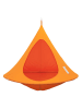 Vivereeurope Dubbele hangstoel ''Cacoon'' oranje - (H)180 x Ø 180 cm