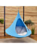 Vivereeurope Fotel wiszący "Cacoon" w kolorze turkusowym - wys. 150 x Ø 150 cm