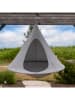 Vivereeurope Hangstoel ''Cacoon'' grijs - (H)150 x Ø 150 cm