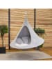 Vivereeurope Fotel wiszący "Cacoon" w kolorze szarym - wys. 150 x Ø 150 cm