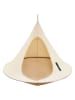 Vivereeurope Hängesessel ''Cacoon'' in Creme - (H)150 x Ø 150 cm