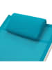 Vivereeurope Tuinligstoel ''Sun Lounger'' turquoise - (B)67 x (H)84 x (D)170 cm