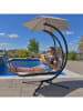 Vivereeurope Hängeliege ''Dream Chair'' in Anthrazit/ Grau - (B)104 x (H)213 x (T)188 cm