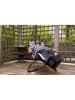 Vivereeurope Gartenliege ''Orbital Lounger'' in Taupe - (B)76 x (H)91 x (T)152 cm