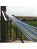 Vivereeurope Hamak ze stelażem w kolorze antracytowo-niebiesko-zielonym - 250 x 104 x 109 cm