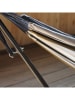 Vivereeurope Hangmat met frame antraciet/beige/grijs - (B)250 x (H)104 x (D)109 cm