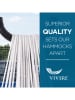 Vivereeurope Hängematte mit Gestell in Anthrazit/ Blau - (B)250 x (H)104 x (T)109 cm