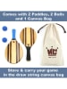 Vivereeurope Frescobol-Paddel-Set ''Beach Stripes'' - ab 3 Jahren