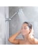InnovaGoods 3-in-1Duschkopf in Silber - (H)24,5 x Ø 8,5 cm