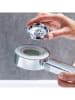InnovaGoods 3-in-1Duschkopf in Silber - (H)24,5 x Ø 8,5 cm