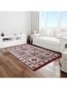 Bigghome Kurzflor-Teppich ''SA1619B'' in Beige/ Rot