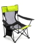 InnovaGoods Campingstuhl in Schwarz/ Gelb - (B)88 x (H)115 x (T)86 cm