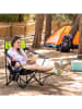 InnovaGoods Campingstuhl in Schwarz/ Gelb - (B)88 x (H)115 x (T)86 cm