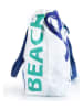 Anemoss Torba plażowa "Anchor" w kolorze biało-niebieskim - 27,9 x 50,8 cm