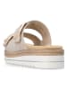 remonte Leder-Pantoletten in Beige