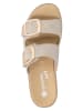 remonte Leder-Pantoletten in Beige