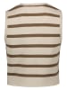 Scotch & Soda Strickweste in Creme/ Braun