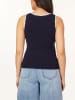 Scotch & Soda Top donkerblauw/wit