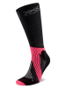 X-Bionic Hardloopsokken "Run Triple Helix" zwart/roze