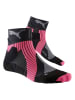 X-Bionic Laufsocken "Run Triple Helix" in Schwarz/ Pink