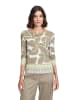 Betty Barclay Longsleeve kaki/wit