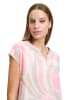 Betty Barclay Shirt in Weiß/ Beige/ Rosa
