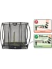 EXIT Trampoline "Silhouette Ground" zwart - (B)153 x (H)214 cm - vanaf 3 jaar