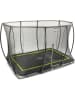 EXIT Trampoline "Silhouette Ground" zwart - (B)305 x (H)214 cm - vanaf 3 jaar
