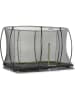 EXIT Trampolin "Silhouette Ground" in Schwarz - (B)244 x (H)203 cm - ab 3 Jahren
