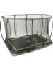 EXIT Trampolin "Silhouette Ground" in Schwarz - (B)244 x (H)203 cm - ab 3 Jahren