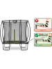 EXIT Trampoline "Silhouette" zwart - (B)214 x (H)245 cm - vanaf 3 jaar