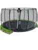 EXIT Trampoline "Dynamic Groundlevel" zwart - Ø 427 cm - vanaf 3 jaar